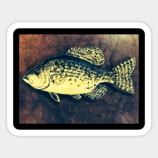 Crappie decoy Sticker